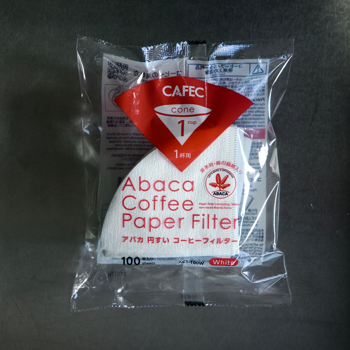 Cafec Abaca Filter Paper 1-Cup