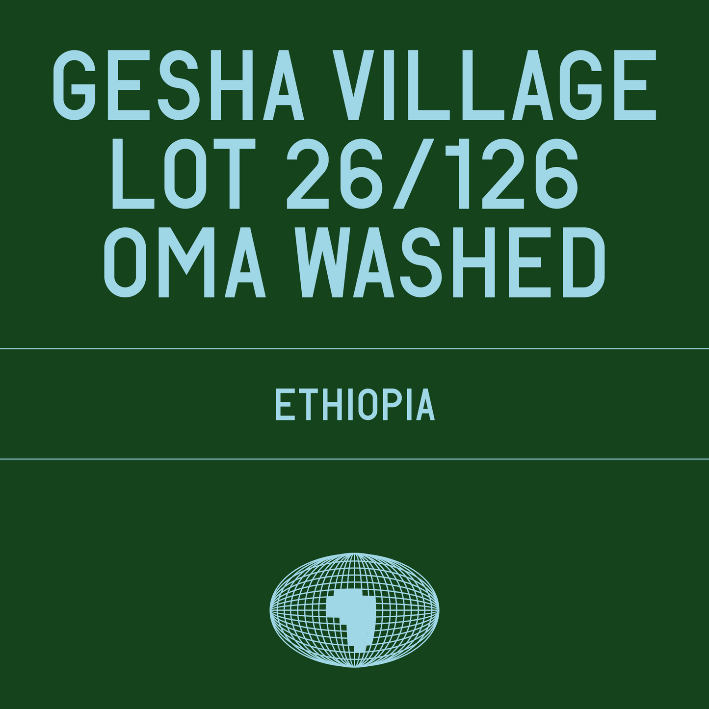 Gesha Village - Lot 26/126 Oma Washed