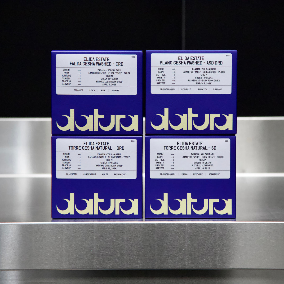 Tasting Set 4x60g Elida Estate Lamastus Family