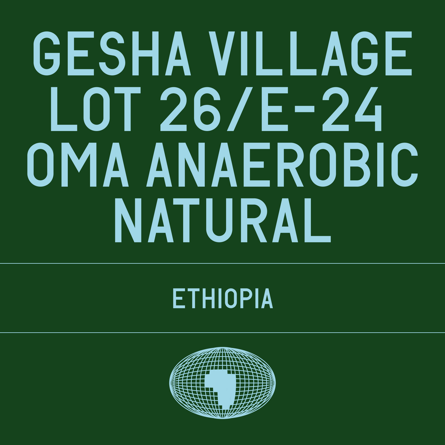 Gesha village - Lot 26/E-24 Oma Anaerobic Natural