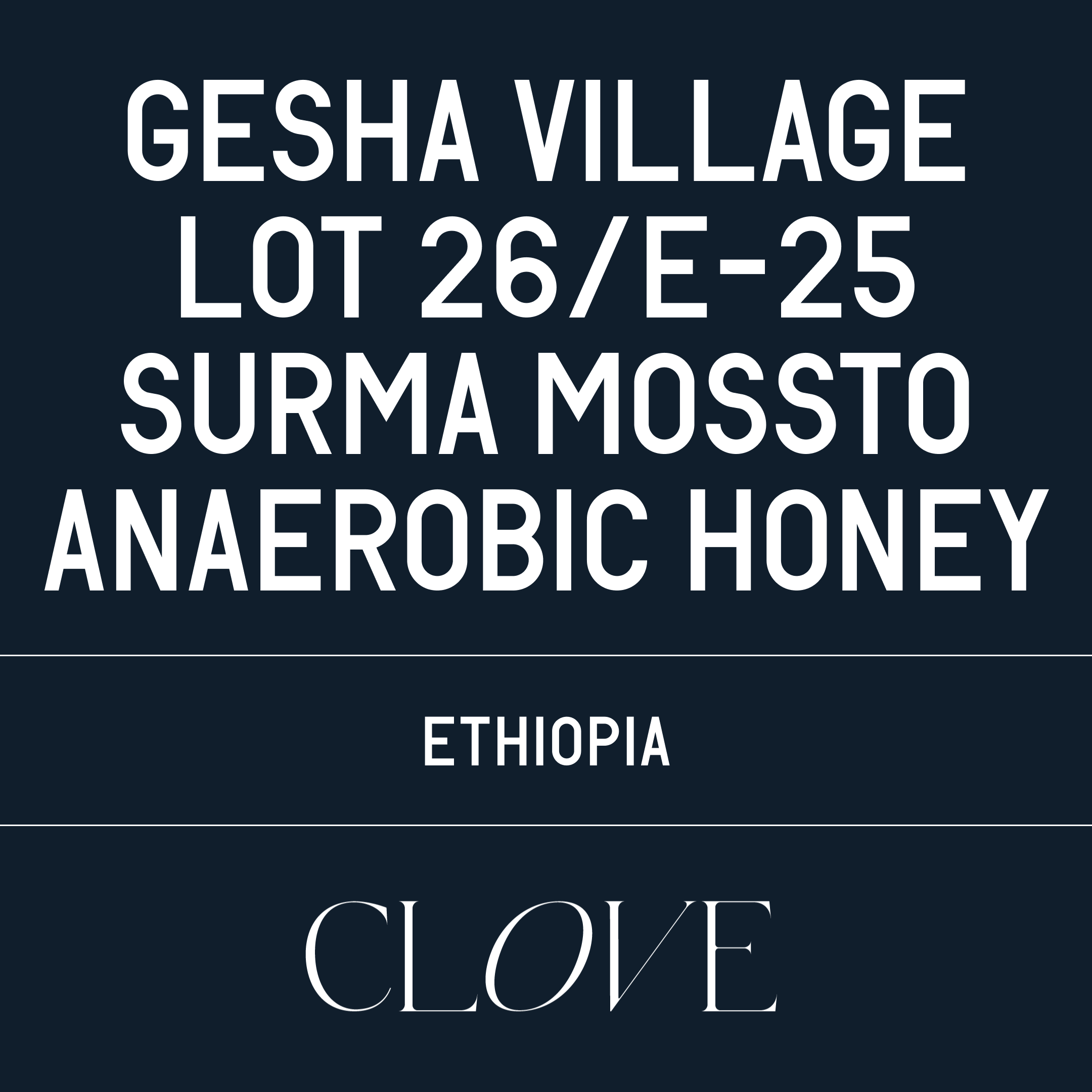 Gesha Village - Lot 26/E-25 Surma Mossto Anaerobic Honey